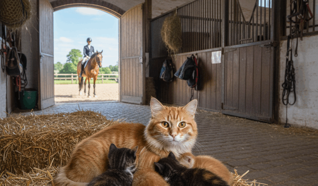 Barn Cat Had Kittens