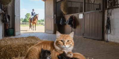 Barn Cat Had Kittens