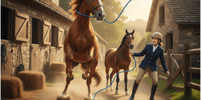 Lunging Session Gone Sideways