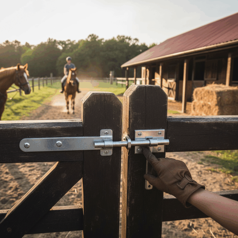 Gate Latch Finally Fixed