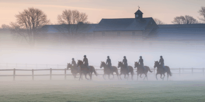 Morning Fog in the Pasture