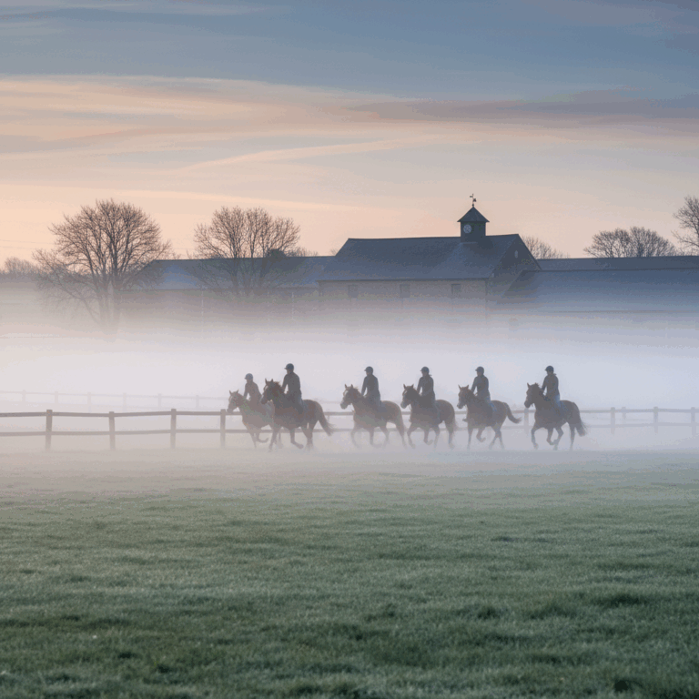 Morning Fog in the Pasture