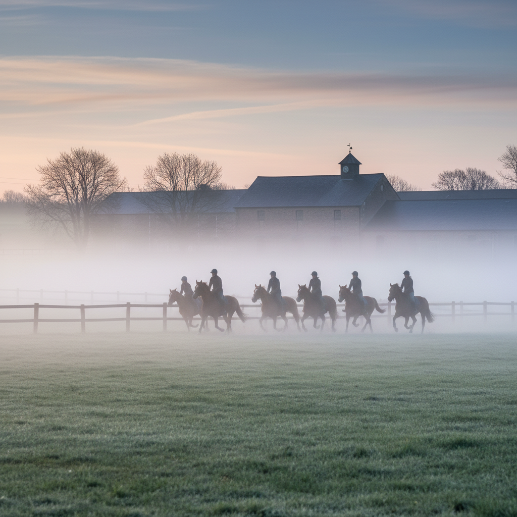 Morning Fog in the Pasture