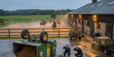Manure Spreader Down Again