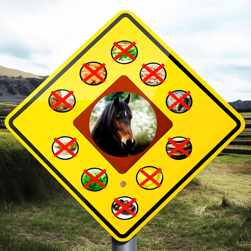 Warning about toxic foods for horses