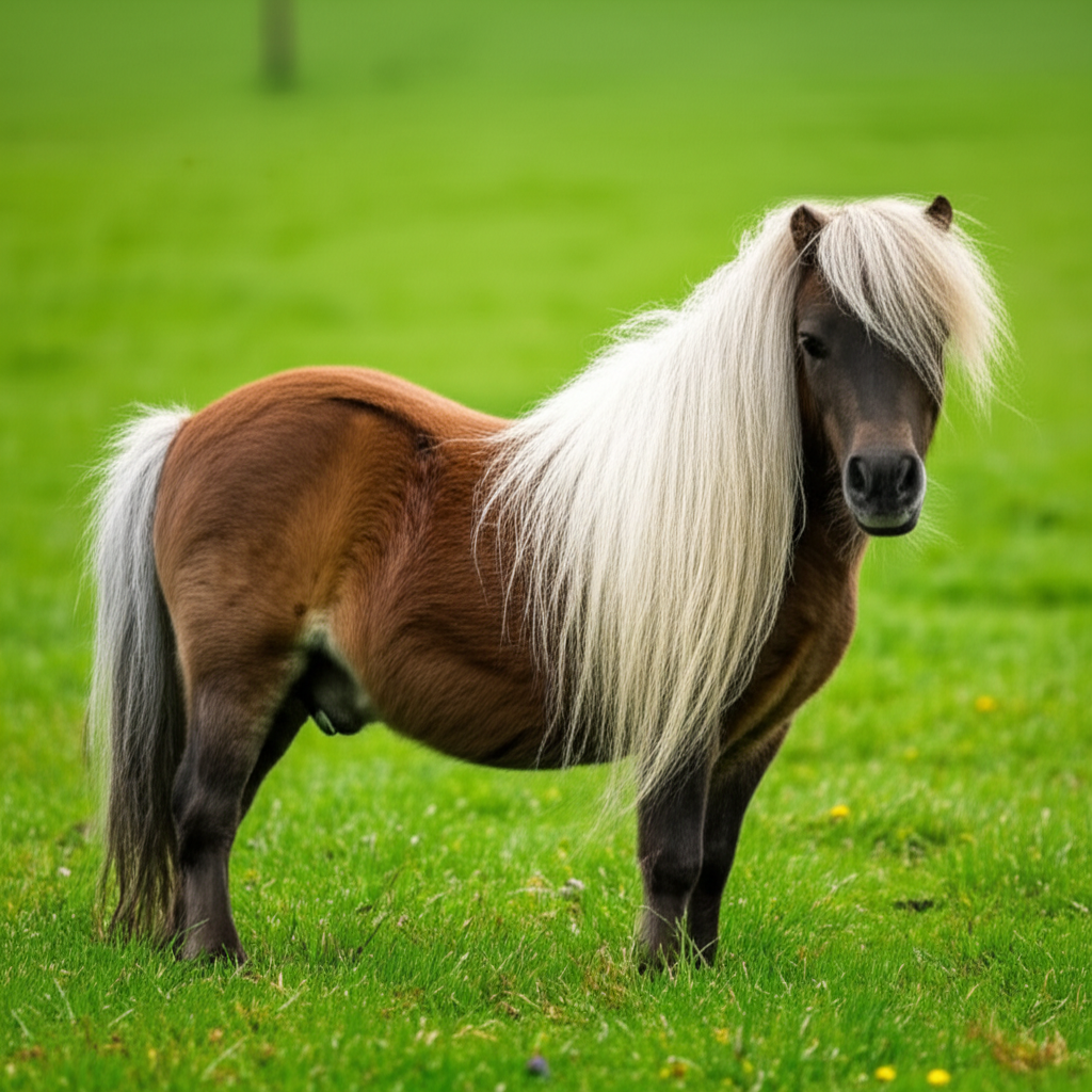 Adorable miniature horse