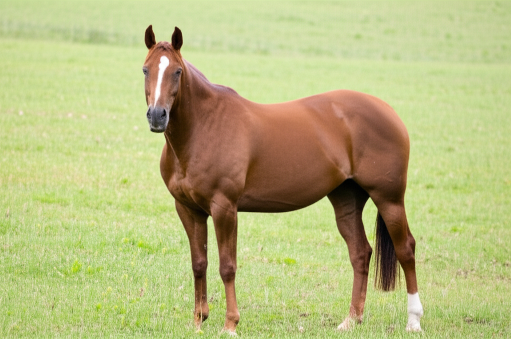 Quarter Horse - ideal beginner breed with calm temperament
