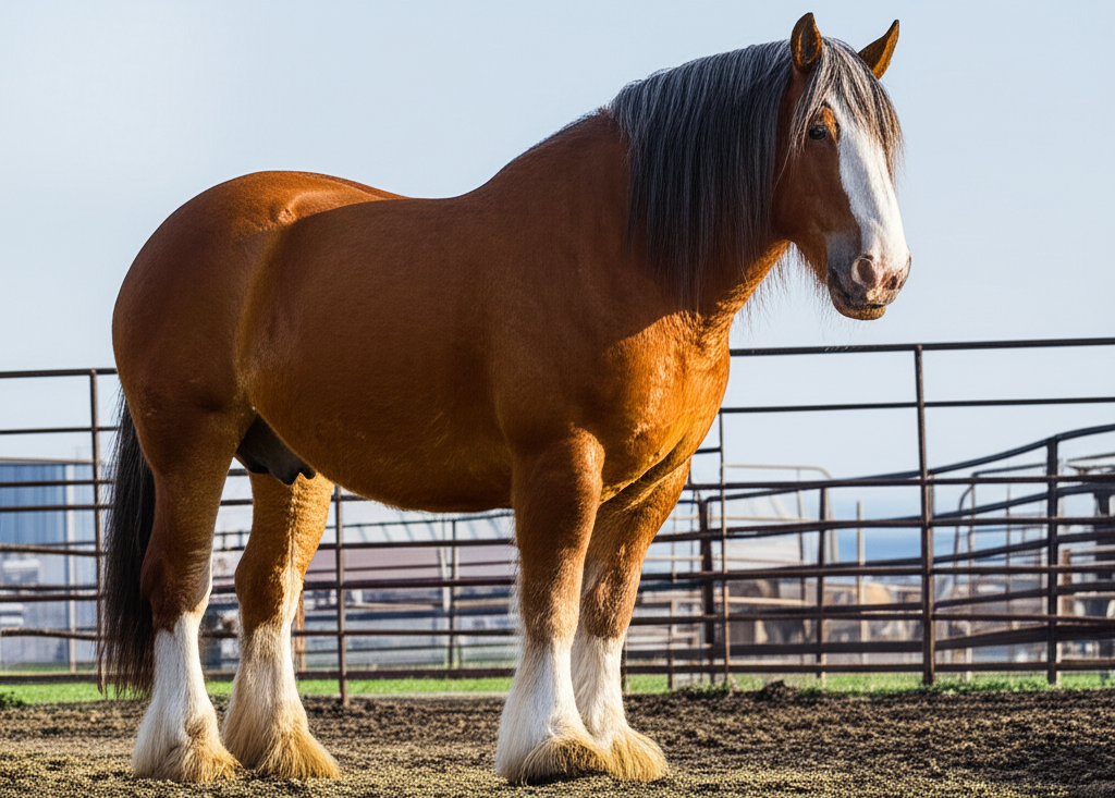Clydesdale horse
