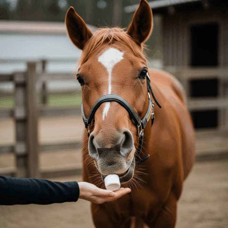 Professional photograph related to: Can Horses Eat Marshmallows? Yes — But Watch the Sugar. High qua